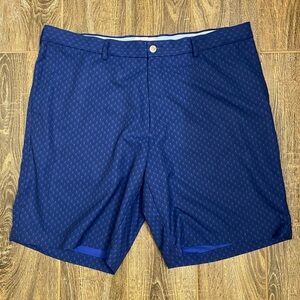 Peter Millar Golf Shorts Size 38 Performance- Navy with Skull and Bones Design